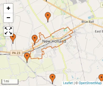 Area schools map